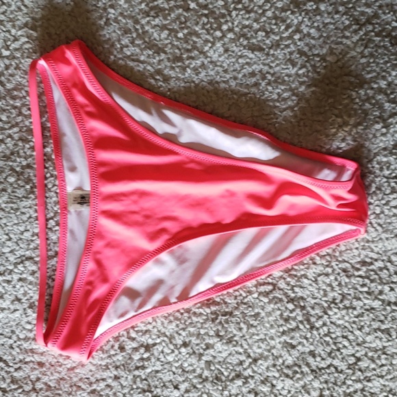 Neon Strappy High Cut Bikini Set - Picture 8 of 13